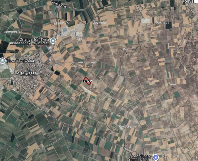 MANİSA SARUHANLI'DA 24.450 M2 SATILIK TARLA(101196598)